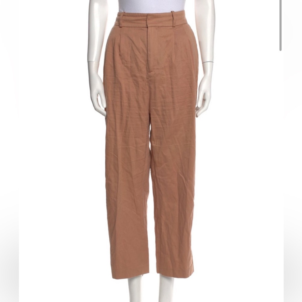 Ba&sh Stylish Pink High-Waisted Straight Leg Pants 3 M 6